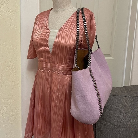 STELLA MCARTNEY Falabella reversible fold over purple tote - Picture 13 of 14